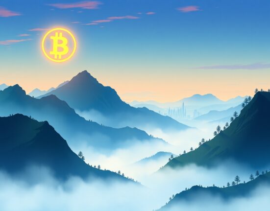 Bitcoin price prediction analysis showing potential future value trajectories in cryptocurrency market