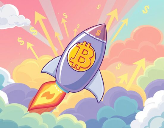 Bitcoin rocket soaring to new heights as BTC price breaks records