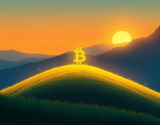 Bitcoin achieves a significant price milestone above seventy-two thousand dollars, symbolizing market growth.