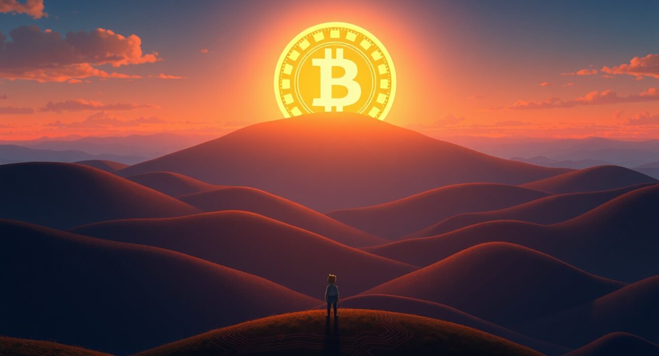 Bitcoin achieving a major price milestone above seventy thousand dollars in a dynamic market.