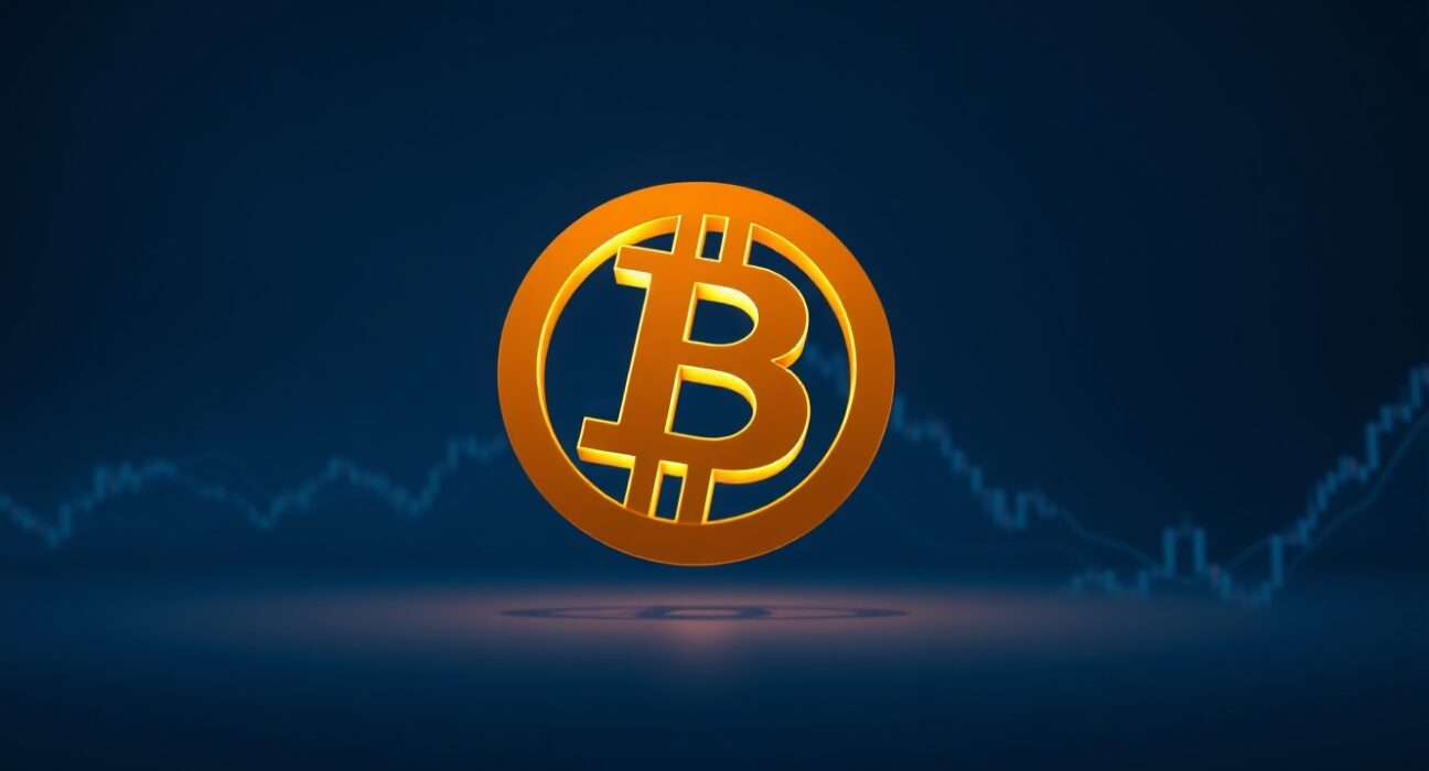 Bitcoin (BTC) logo symbolizing its historic price surge above $75,000 in cryptocurrency markets.