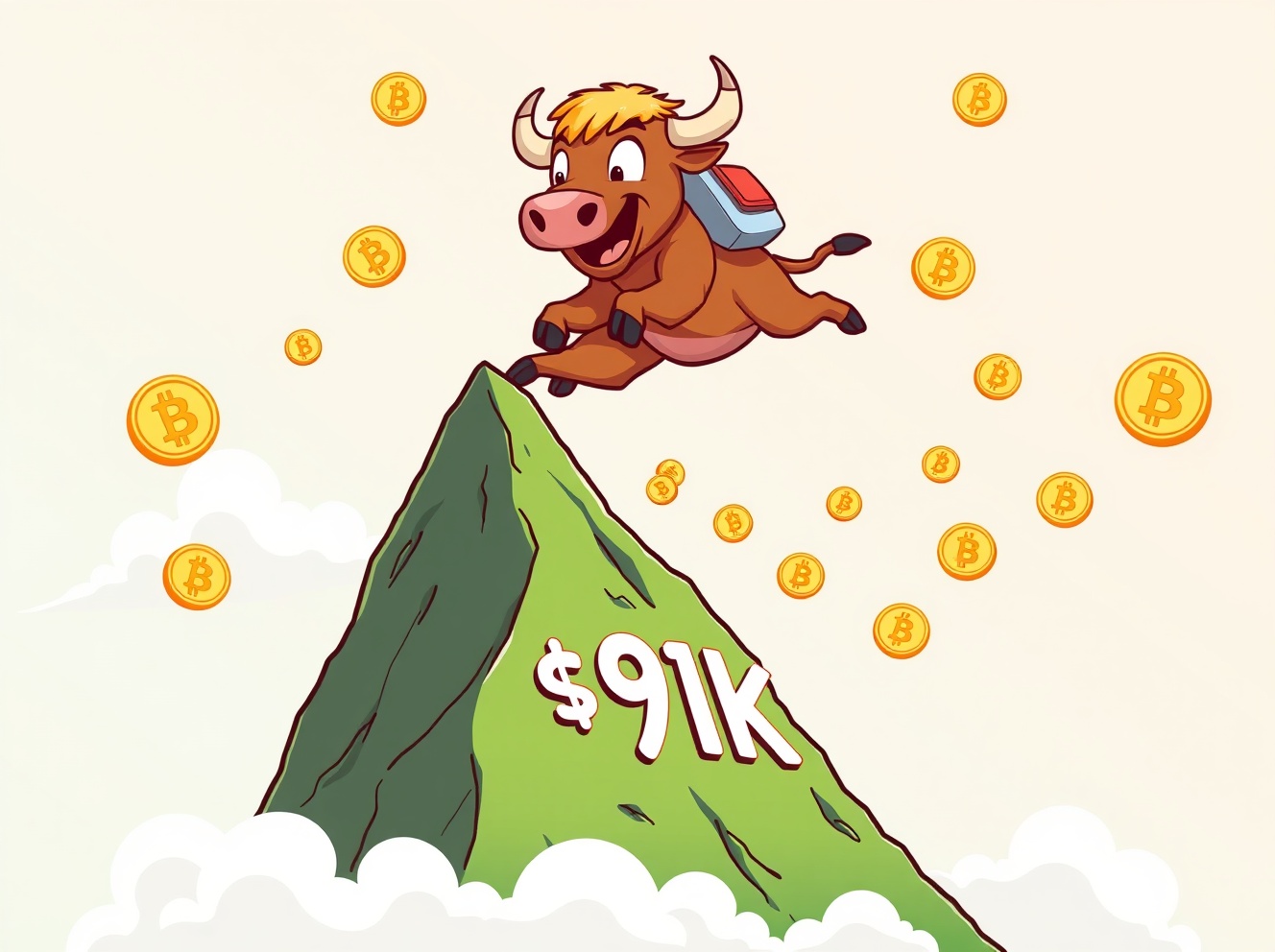 Bitcoin Soars: BTC Price Skyrockets Past $91,000 Milestone