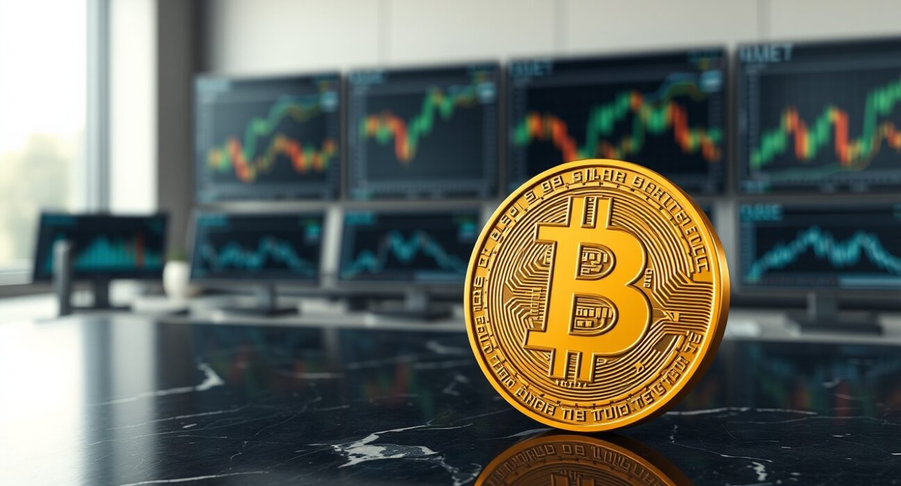 Bitcoin symbol representing Tiger Research's $143,000 price target analysis for 2026.