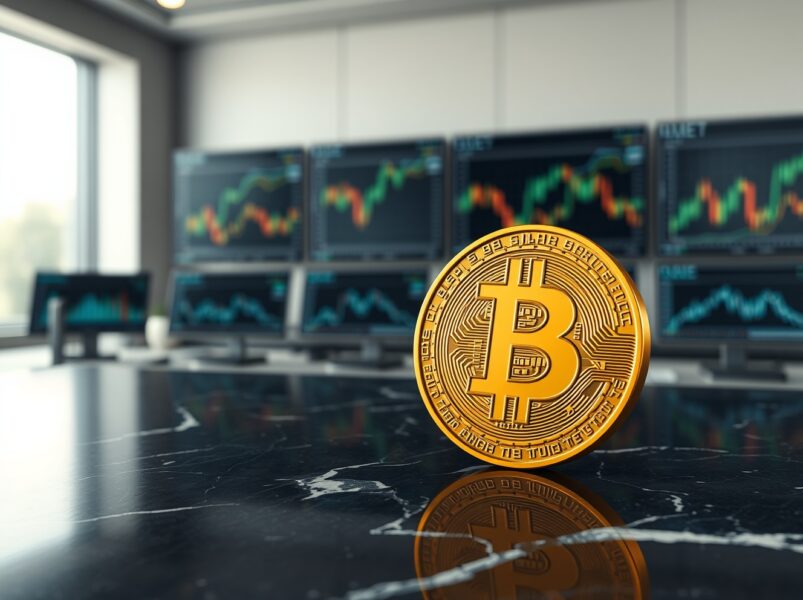 Bitcoin symbol representing Tiger Research's $143,000 price target analysis for 2026.