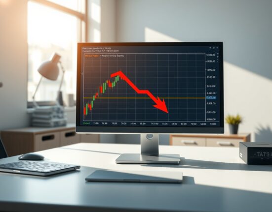 Analysis of Bitcoin profit-taking pressure shown on a financial data chart interface.