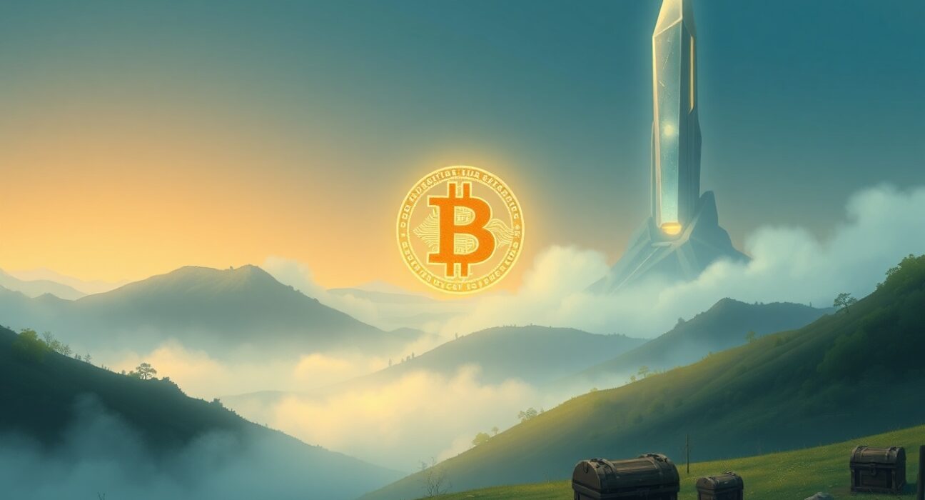 Illustration of Bitcoin quantum computing risk and its potential impact on cryptocurrency valuation.