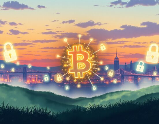 Bitcoin's quantum resistance challenge showing digital security versus quantum computing threats