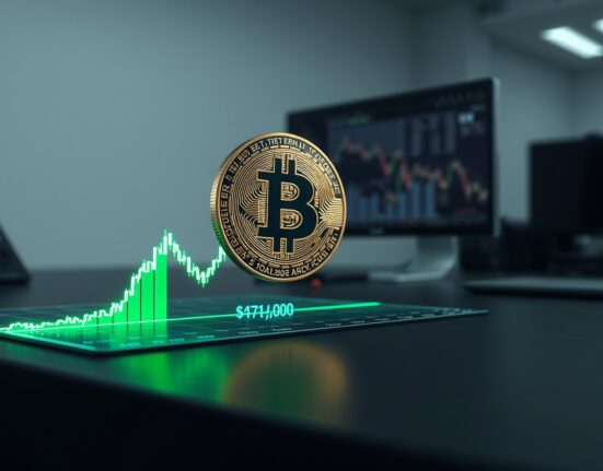 Bitcoin price analysis showing key resistance level at $71,000 for rally confirmation.