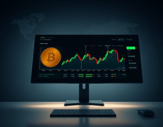 Bitcoin price chart as a financial barometer during global market closures and geopolitical events.