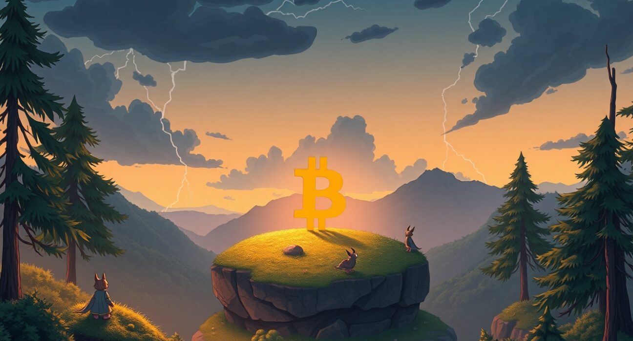 Analyst chart showing Bitcoin price finding stability for a potential rebound in the $65K to $70K range.