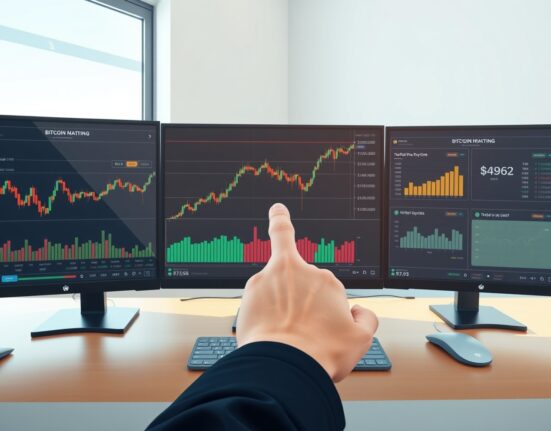 Bitcoin price chart analysis showing $76,000 level with on-chain data monitoring