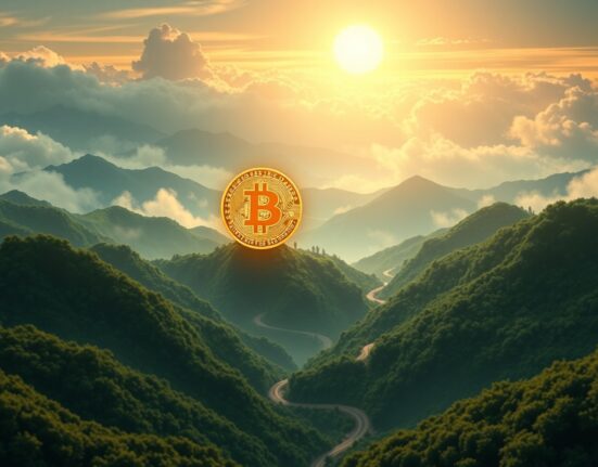 Bitcoin rebound analysis showing correlation with US stock market trends and price recovery patterns