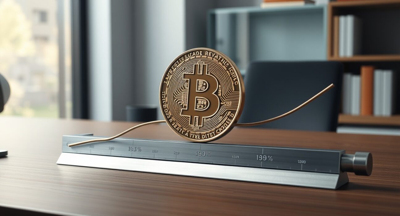 Analysis of Bitcoin's potential 300-day recovery timeline on a financial chart.