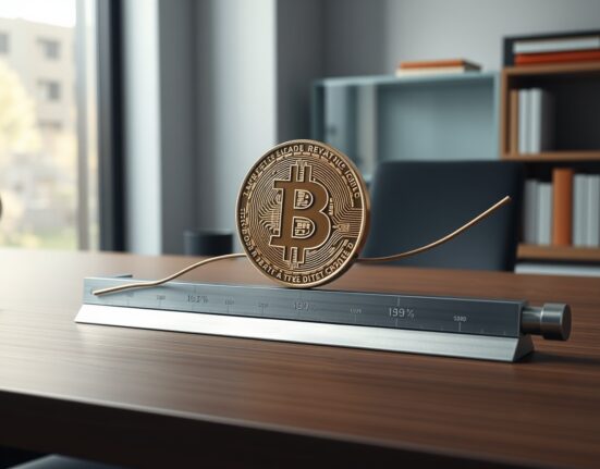 Analysis of Bitcoin's potential 300-day recovery timeline on a financial chart.