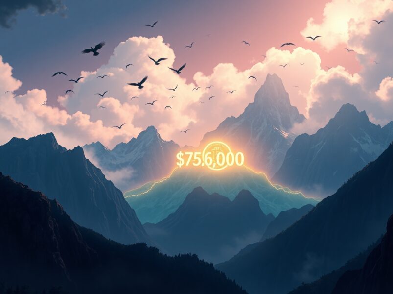 Bitcoin faces critical resistance at $76,000 as options market shows bearish sentiment despite rally