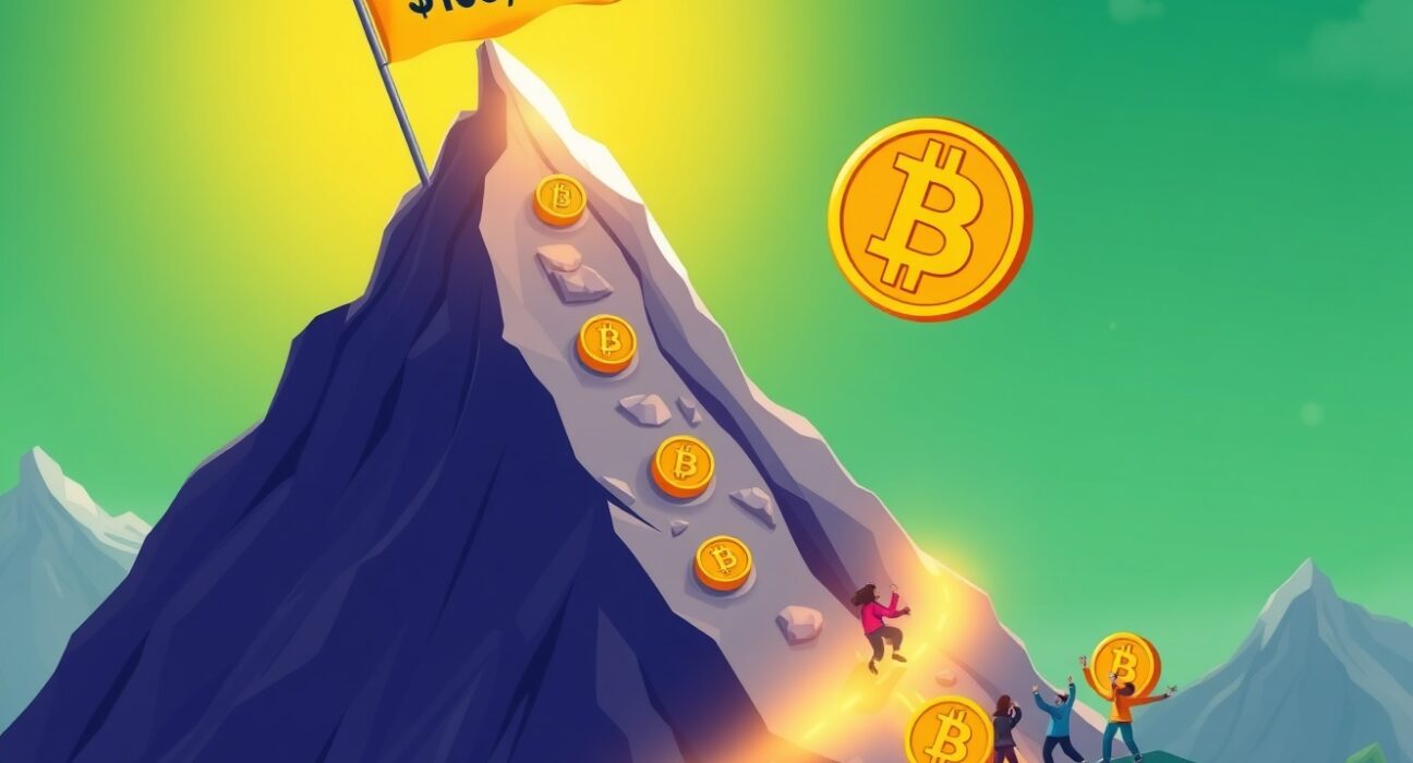 Bitcoin resistance level analysis showing key price barrier at $108,500 with climbing coins