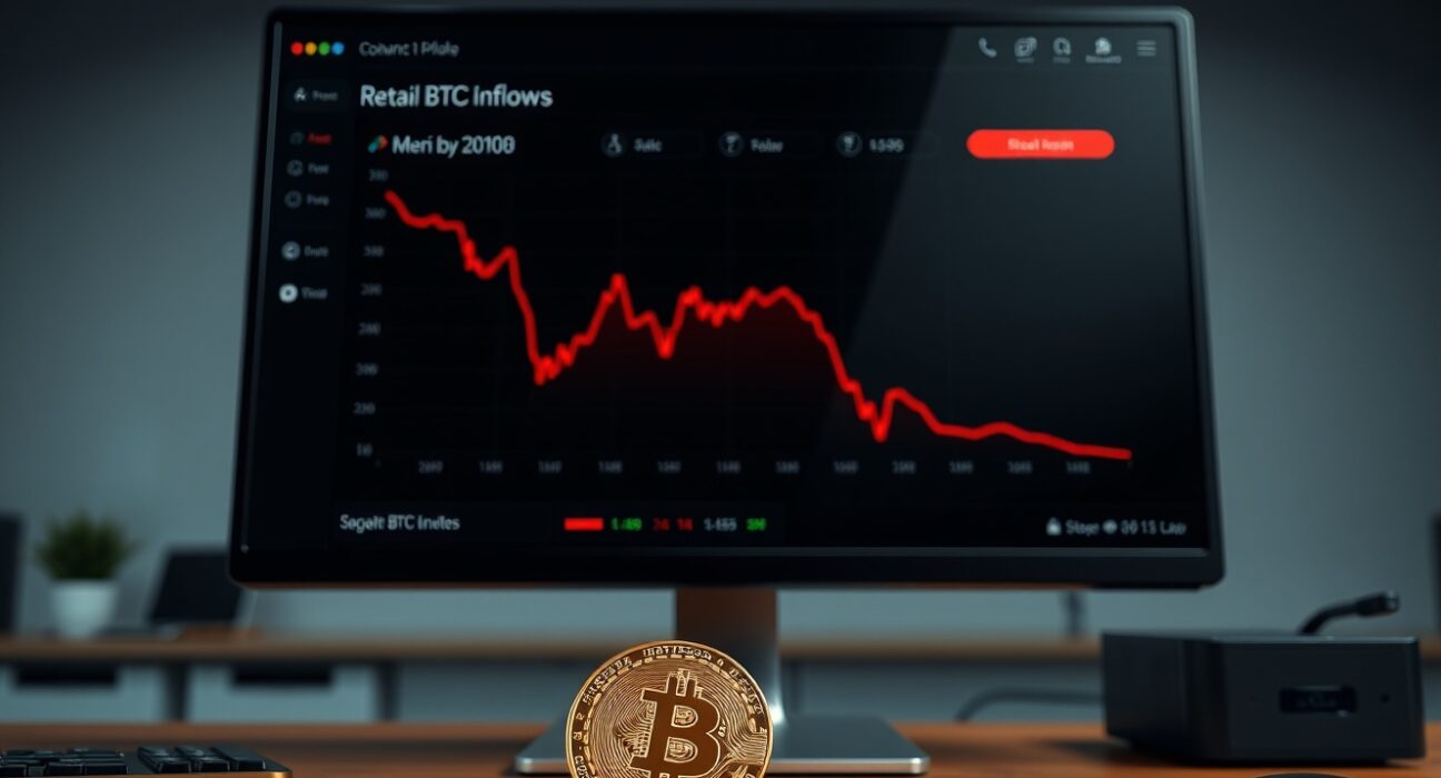Analysis of declining Bitcoin retail investor activity on exchanges and its market implications.