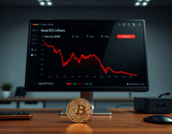 Analysis of declining Bitcoin retail investor activity on exchanges and its market implications.