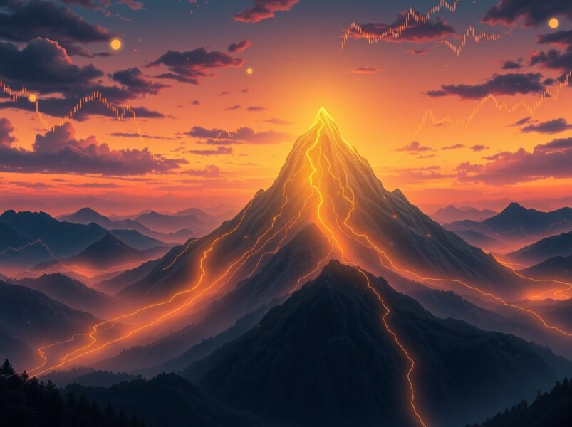 Technical analysis chart showing a potential Bitcoin reversal signal with bullish indicators for future price trends.