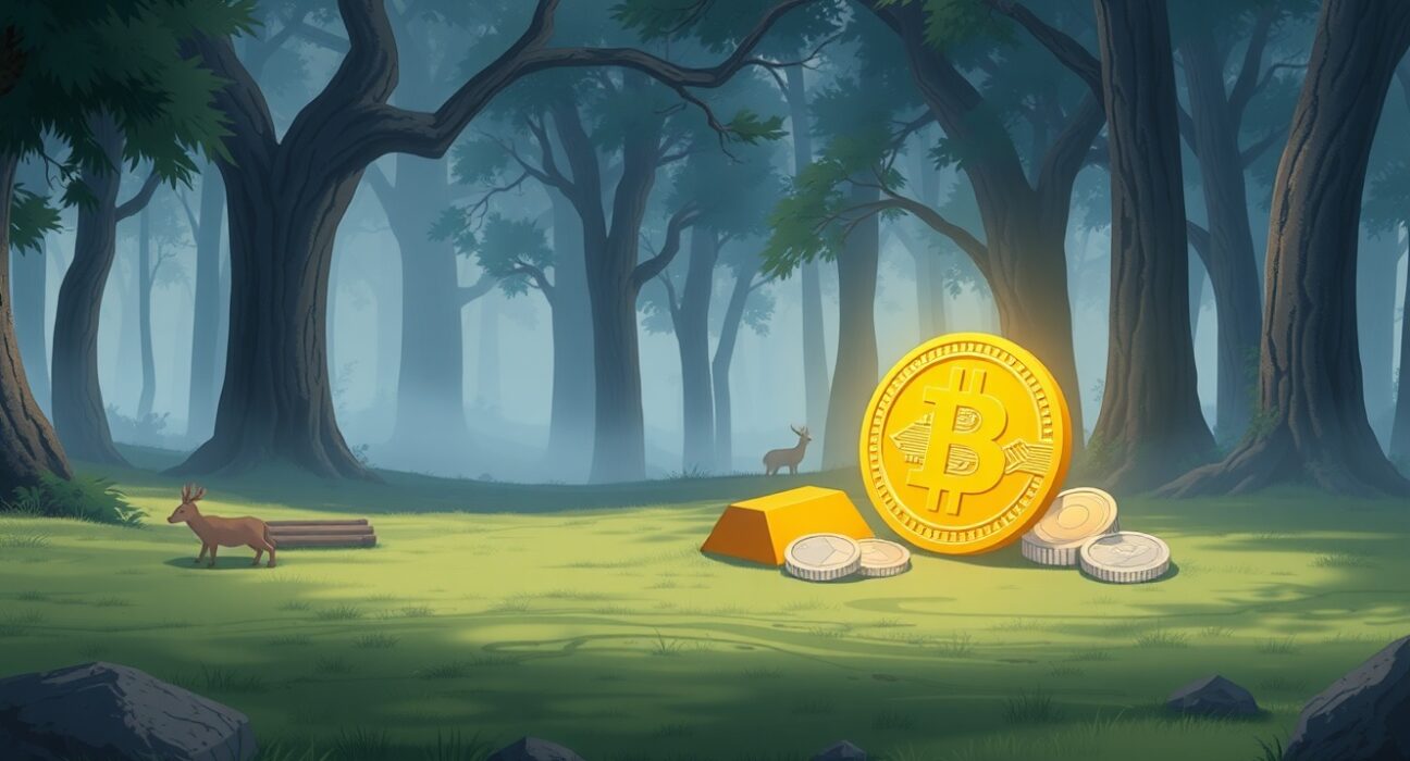 Bitcoin as a risk-off asset compared to gold and silver in cryptocurrency market analysis