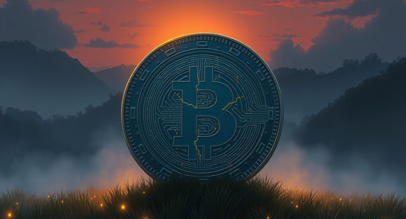 Bitcoin security analysis showing potential vulnerability in blockchain network protection mechanisms