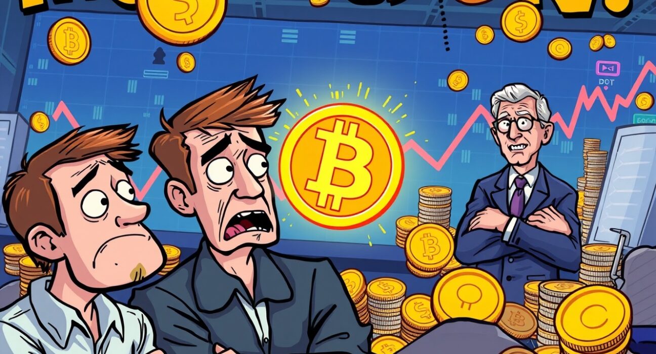 Bitcoin sell-off analysis showing market correction as investment opportunity with institutional accumulation