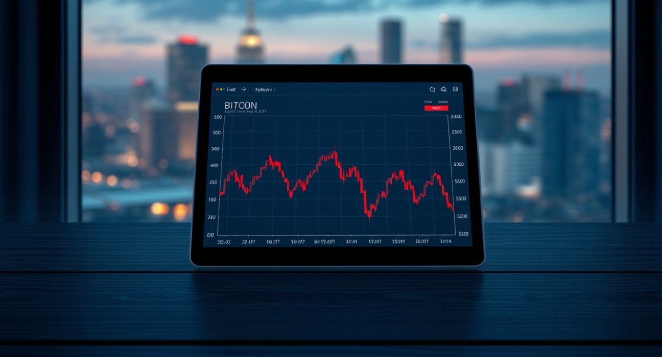 Bitcoin selling pressure analysis showing retail investor market activity on digital charts