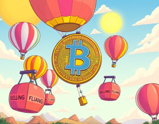 Bitcoin coin rising as selling pressure decreases with optimistic market outlook