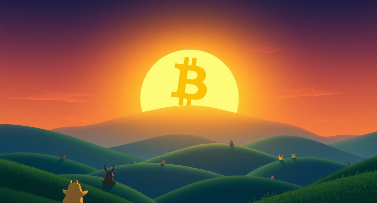 Bitcoin achieves a historic price milestone above $83,000, symbolizing major market growth.