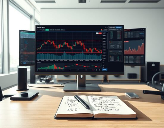 Professional Bitcoin market analysis showing price charts and open interest data indicating consolidation patterns