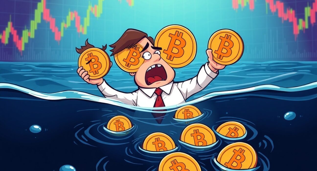 Bitcoin short-term holders struggling with significant cryptocurrency losses in volatile market conditions