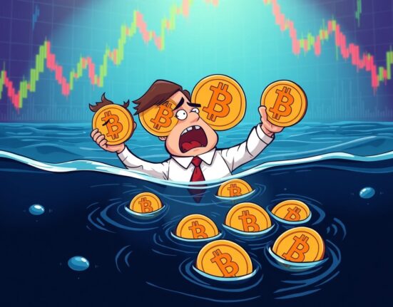 Bitcoin short-term holders struggling with significant cryptocurrency losses in volatile market conditions