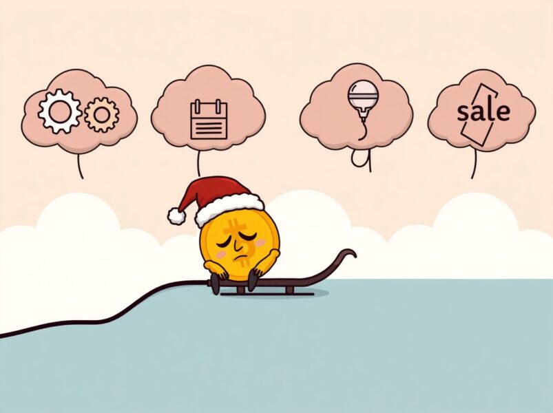 Bitcoin’s Sluggish Performance: 4 Key Reasons the Santa Rally Fizzled