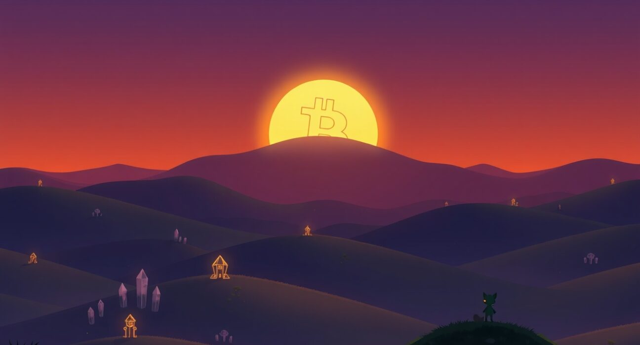 Bitcoin achieves a significant price milestone above $65,000, symbolizing market growth.