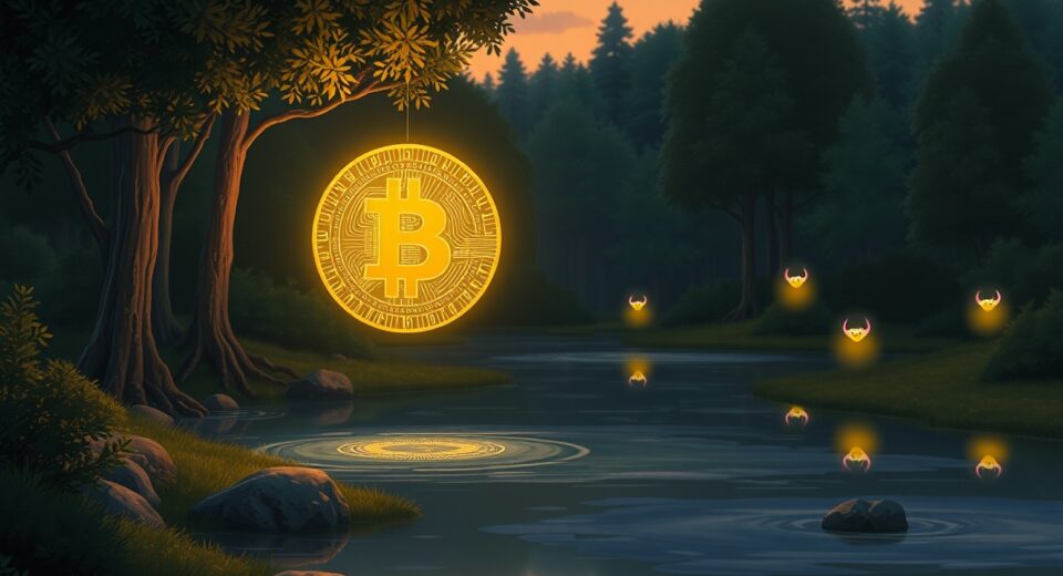 Bitcoin achieves a significant price milestone above $71,000, symbolizing major market momentum.