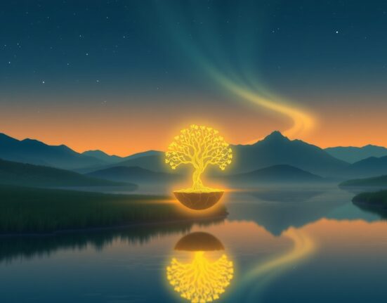 Bitcoin achieves a significant price milestone above ninety-seven thousand dollars, symbolizing market growth.