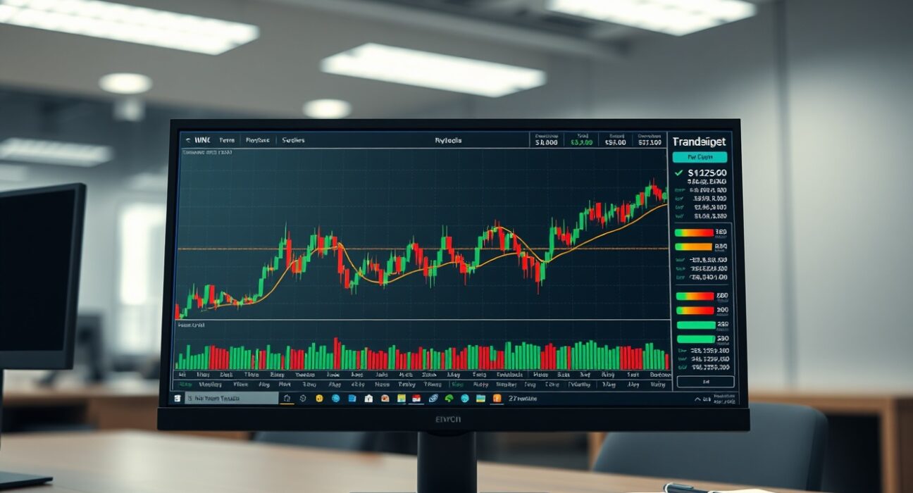 Professional trading desk analyzing Bitcoin's Spot CVD chart and volume heatmap for market insights.