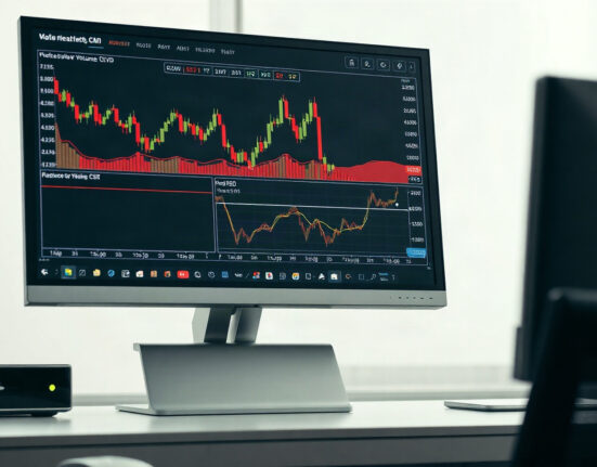 Bitcoin spot CVD chart showing volume heatmap and cumulative volume delta at 9:00 AM on August 21