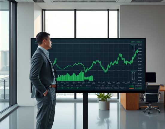 Financial analyst examining Bitcoin ETF flow data showing market stabilization trends