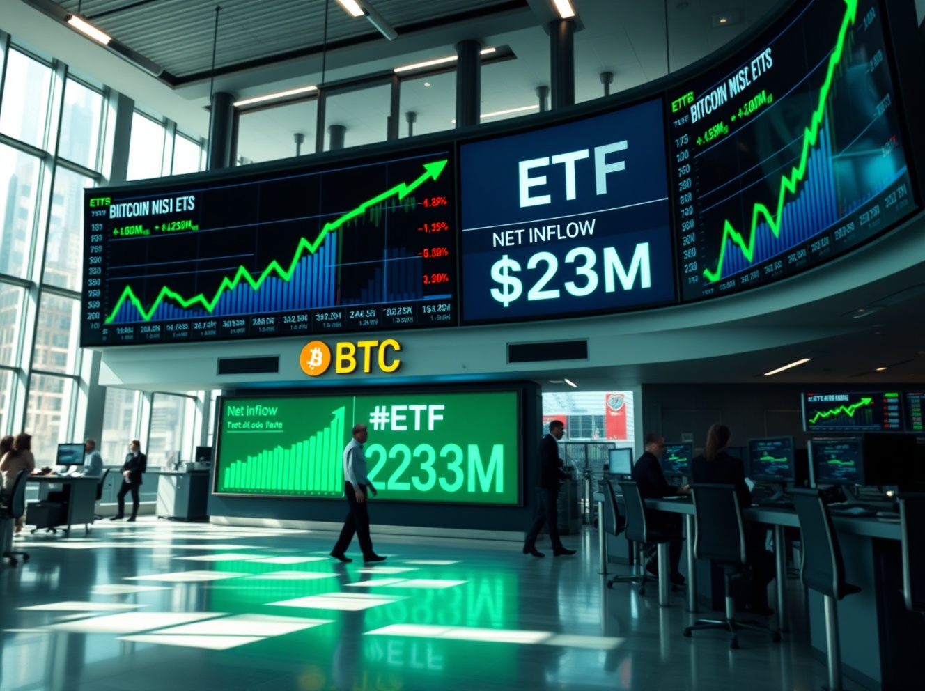 Les ETF Spot Bitcoin montrent les premiers signes d'allègement de la pression vendeuse alors que la demande institutionnelle fait son retour