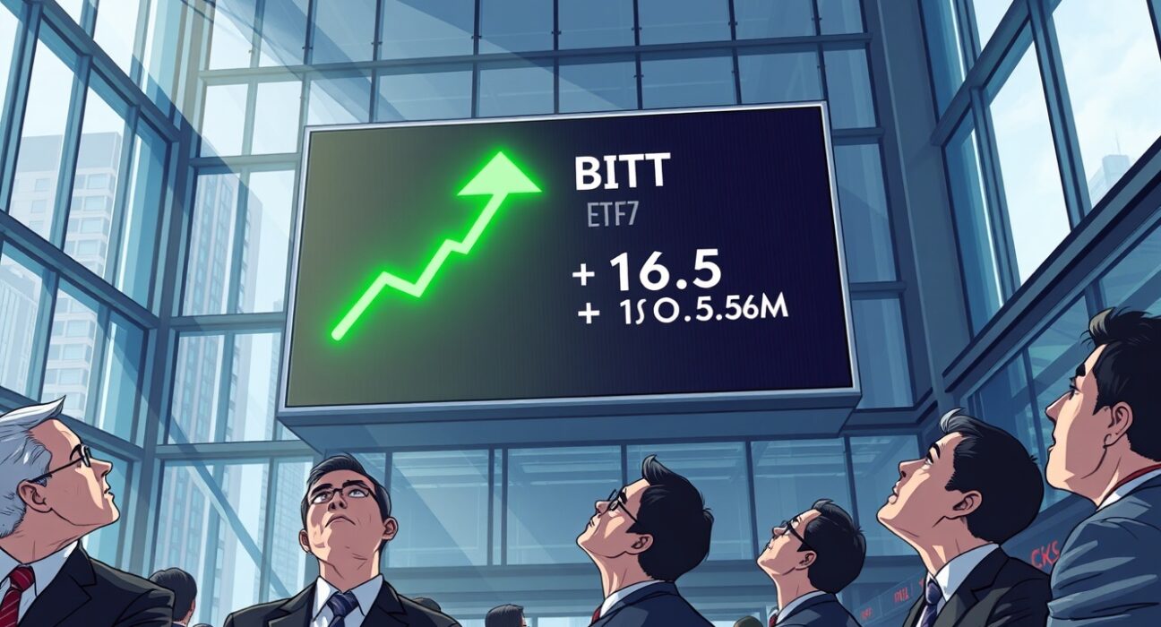 Bitcoin spot ETFs see eighth straight day of net inflows with BlackRock IBIT leading at $167.5 million on April 23