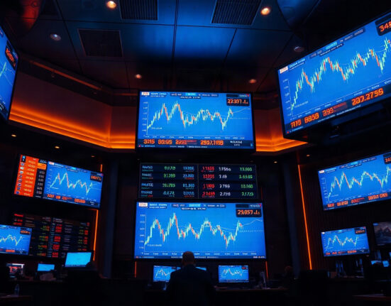 Cryptocurrency trading screens showing market charts and volume data