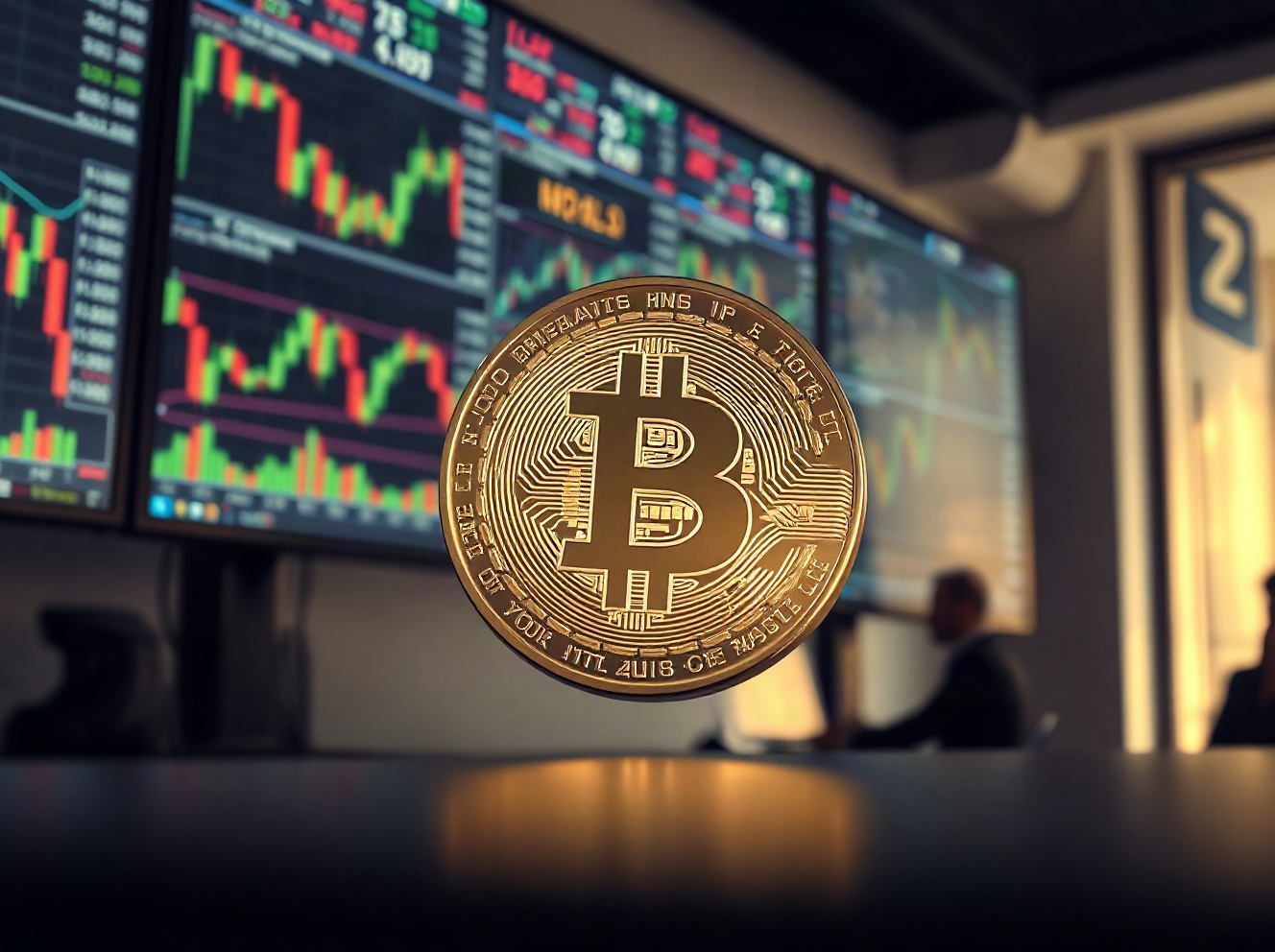 Bitcoin Steadies Above $77,000; PENGU and AAVE Show Relative Strength