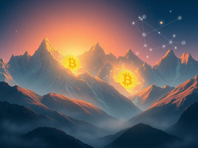 Bitcoin support level analysis showing strong accumulation in $60K-$70K range with blockchain data visualization