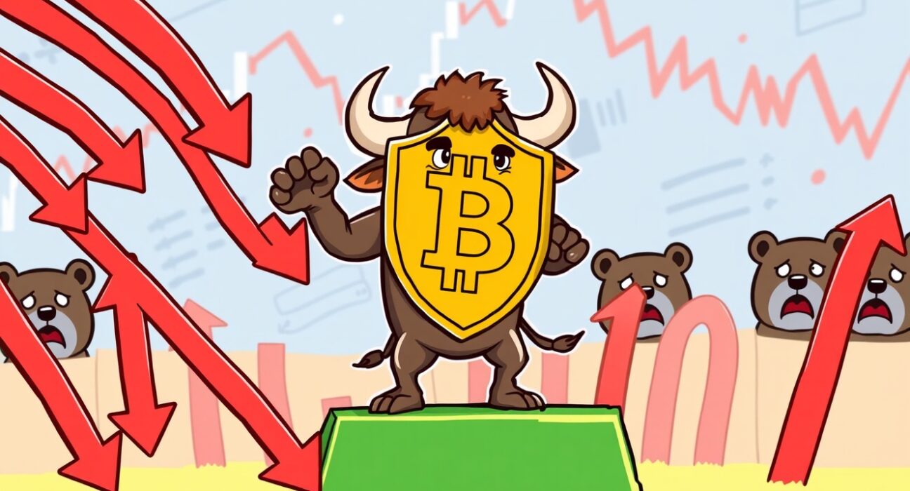 Bitcoin support level being tested as a bull defends against selling pressure at $80K-$82K zone