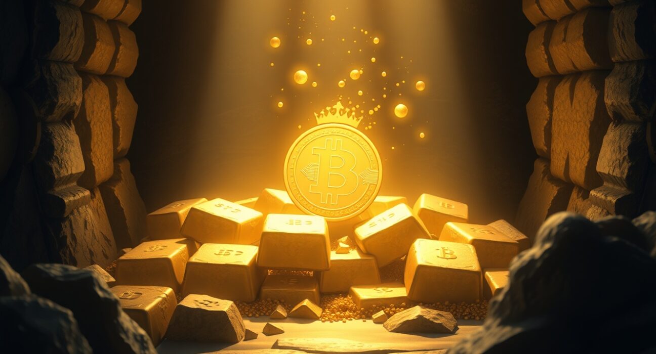 Bitcoin undervalued against gold in market analysis showing potential price surge.