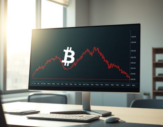Analyst chart showing Bitcoin's weekly RSI entering an oversold zone with price prediction context.