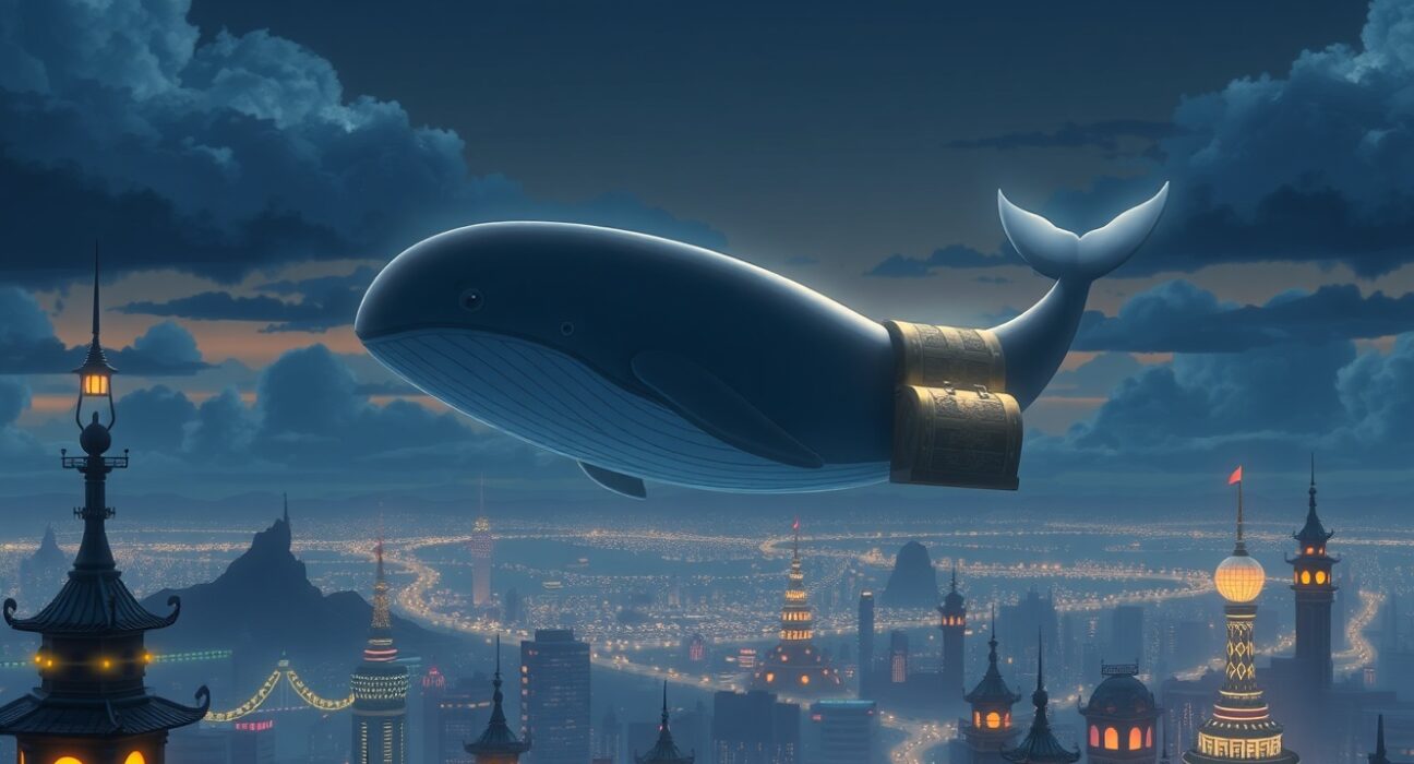 A Bitcoin whale moving $560 million in BTC to Binance exchange, representing major market activity.