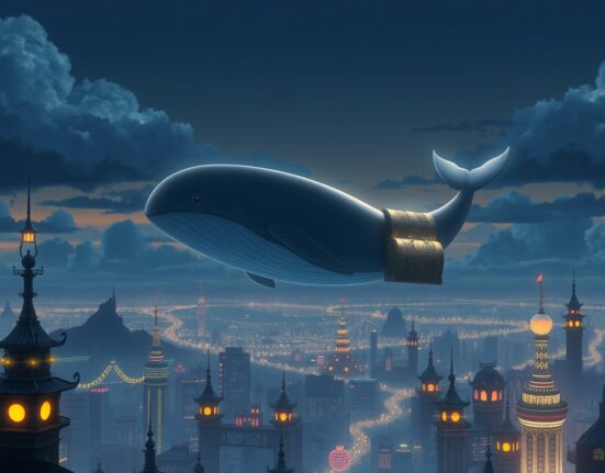 A Bitcoin whale moving $560 million in BTC to Binance exchange, representing major market activity.