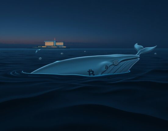 A Bitcoin whale depositing a large sum to Binance exchange after a long period of inactivity.